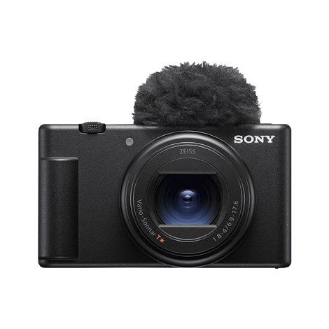 Kamera Sony Vlog ZV-1 II 20,1 MP ISO 12800 Przekątna wyświetlacza 3,0 " Nagrywanie wideo Wi-Fi typu 1.0 Czarny